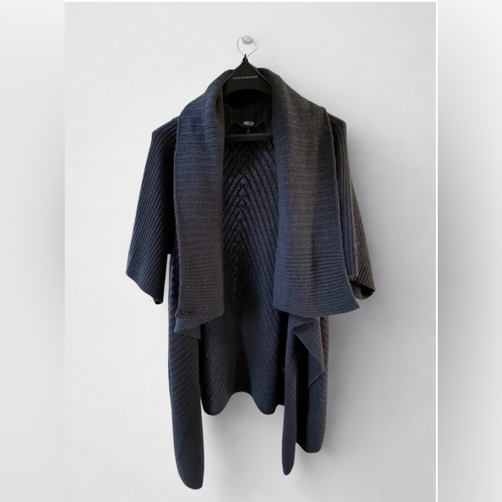 Simply Vera Vera Wang Charcoal Knit Sweater